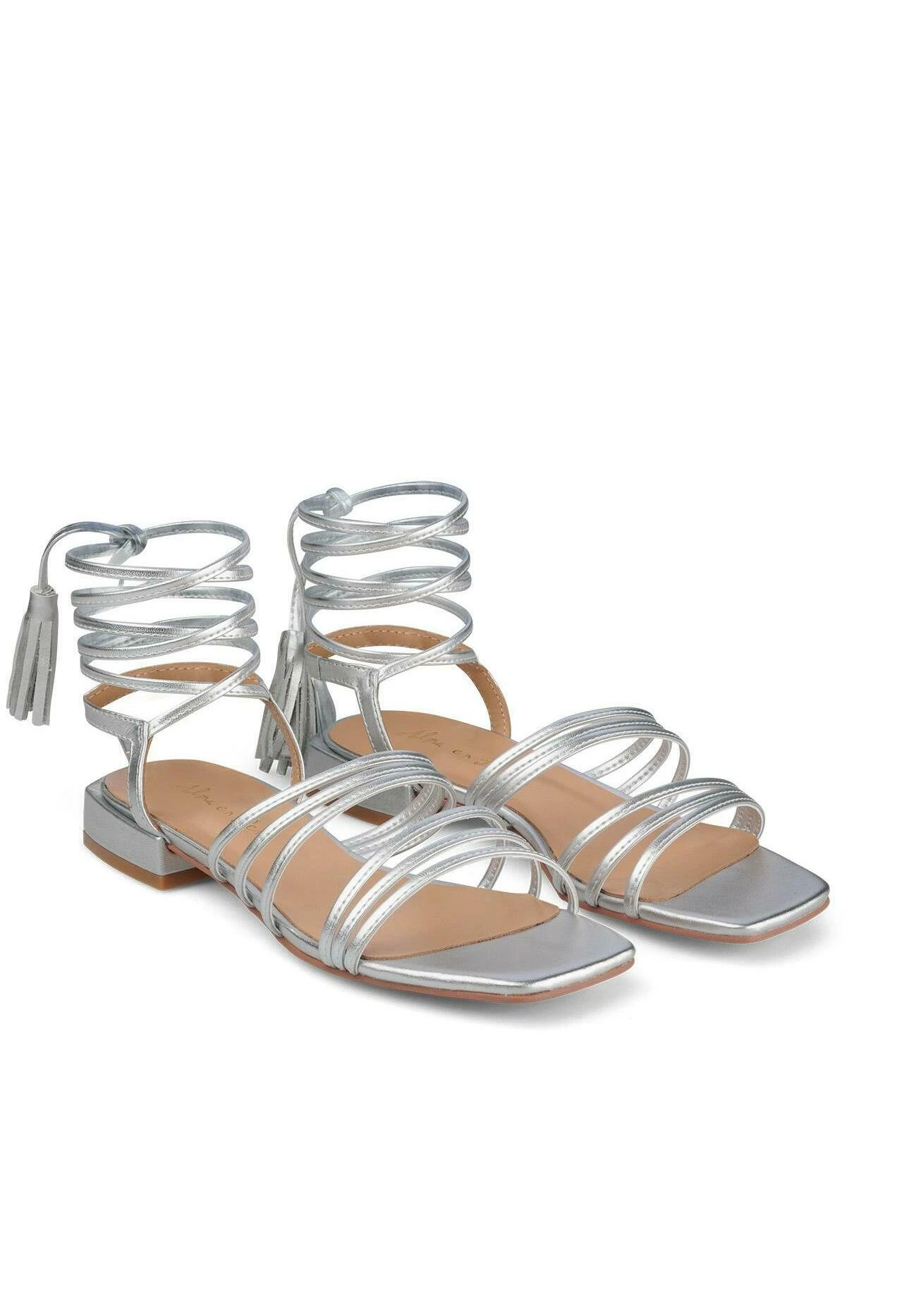 Alma En Pena Varme - Sandalen - Plata 2 Alma En Pena Varme - Sandalen - Plata - Afbeelding 2