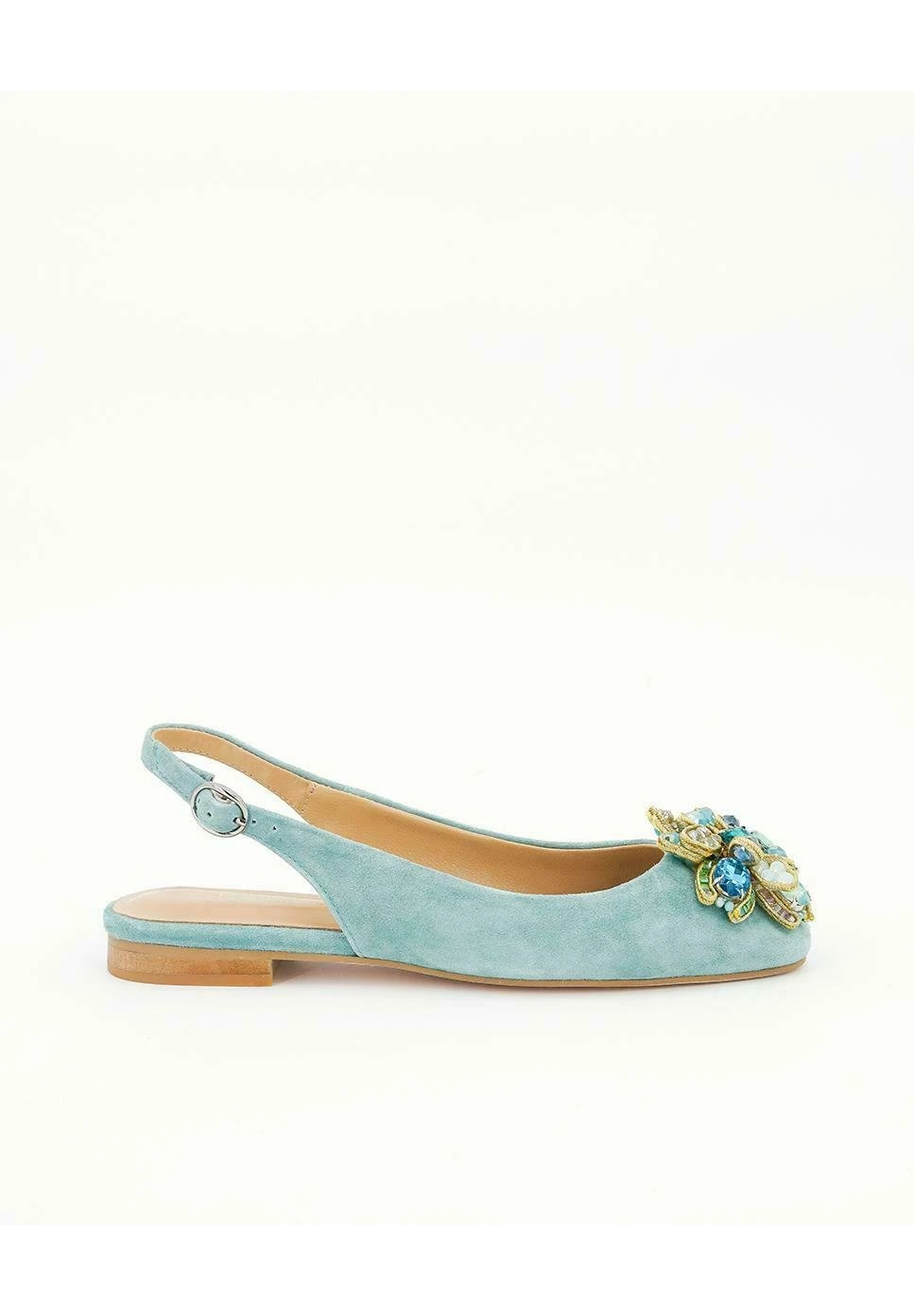 Alma En Pena Sintra - Slingback Ballerina´S - Green 1 Alma En Pena Sintra - Slingback Ballerina´S - Green