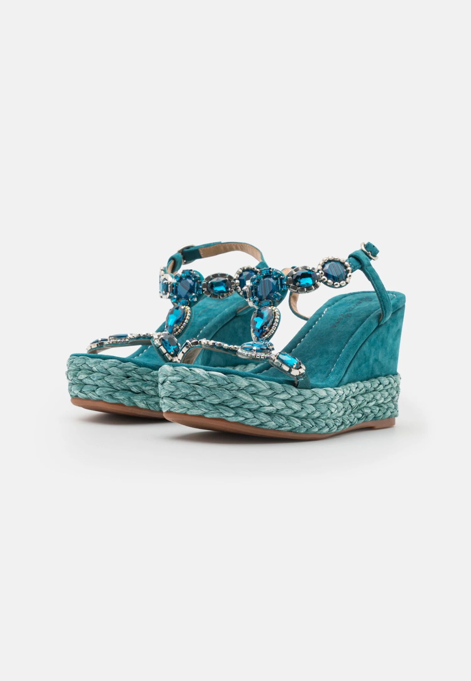 Alma En Pena Sandalen Met Sleehak - Ocean 3 Alma En Pena Sandalen Met Sleehak - Ocean - Afbeelding 3
