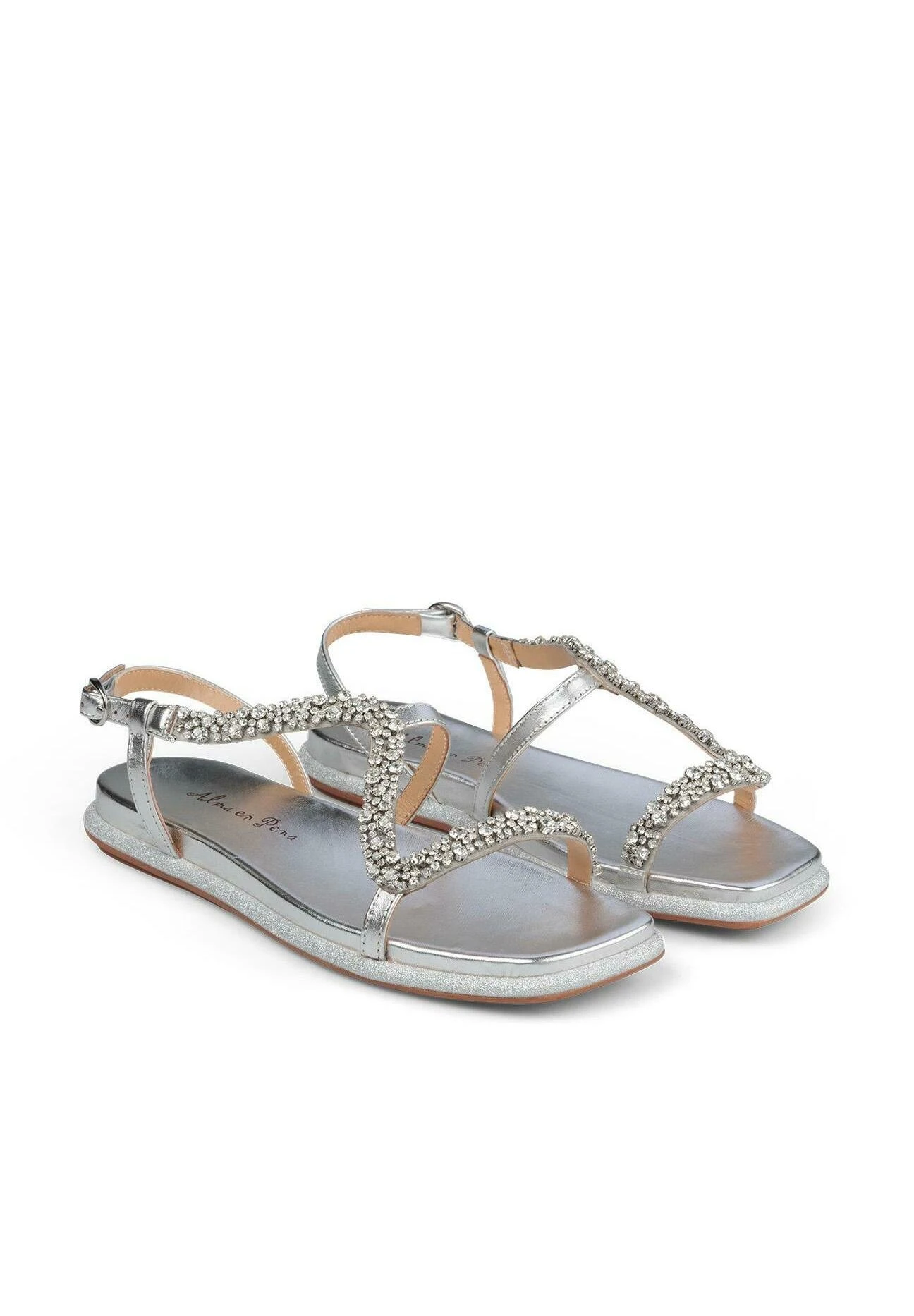 Alma En Pena Baceiredo - Sandalen - Plata 2 Alma En Pena Baceiredo - Sandalen - Plata - Afbeelding 2