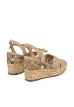 Alma En Pena Senosiain - Sandalen Met Sleehak - Arena -Alma En Pena Winkel 1f897a26286b4f00a407cca6a6189b58
