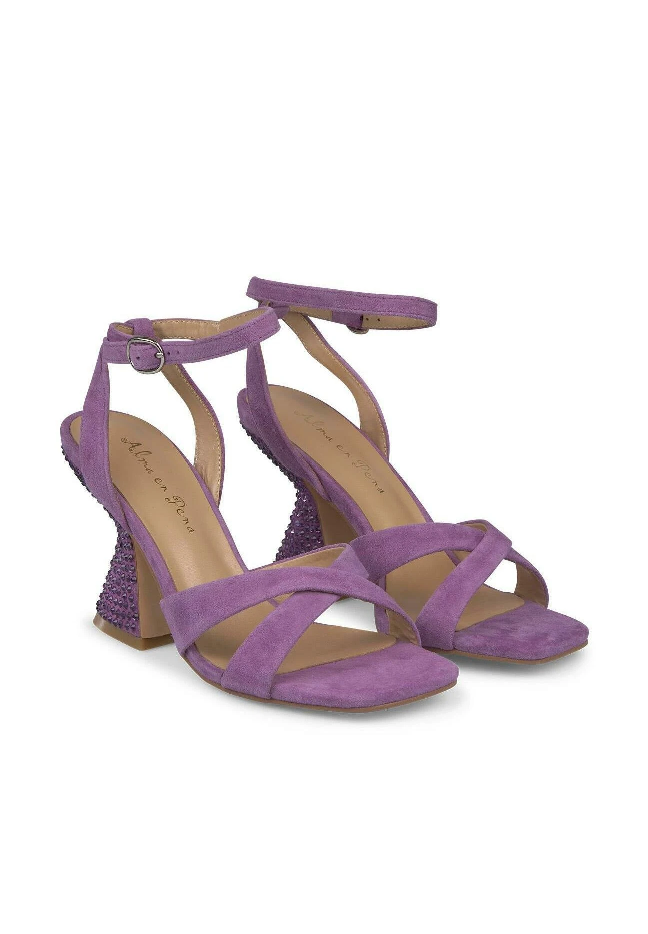 Alma En Pena Basqueland - Sandalen Met Hoge Hak - Morado 2 Alma En Pena Basqueland - Sandalen Met Hoge Hak - Morado - Afbeelding 2