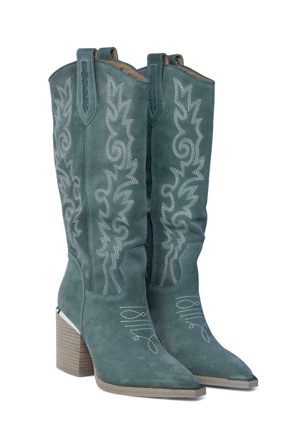 Alma En Pena Cynar - Cowboy-/Bikerlaarzen - Azul Jaspeado 2 Alma En Pena Cynar - Cowboy-/Bikerlaarzen - Azul Jaspeado - Afbeelding 2