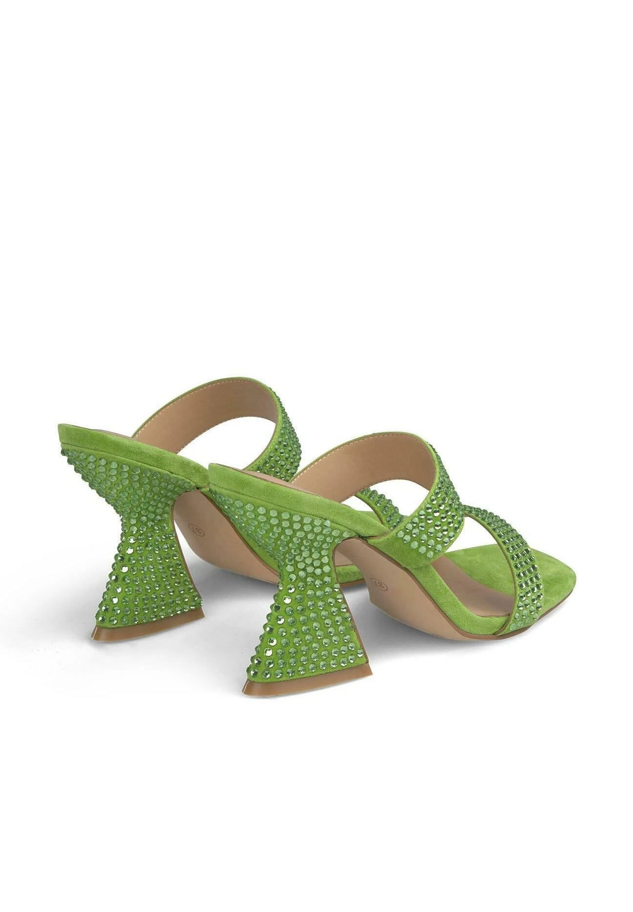 Alma En Pena Bosteels - Muiltjes Met Hak - Verde 3 Alma En Pena Bosteels - Muiltjes Met Hak - Verde - Afbeelding 3