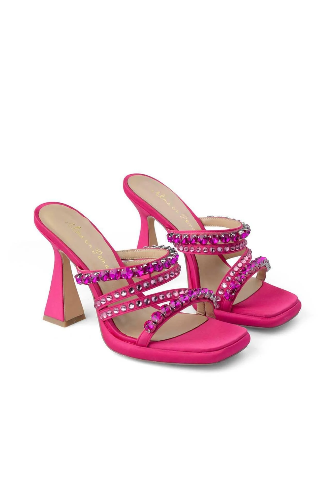 Alma En Pena Trappe - Muiltjes Met Hak - Rosa 2 Alma En Pena Trappe - Muiltjes Met Hak - Rosa - Afbeelding 2