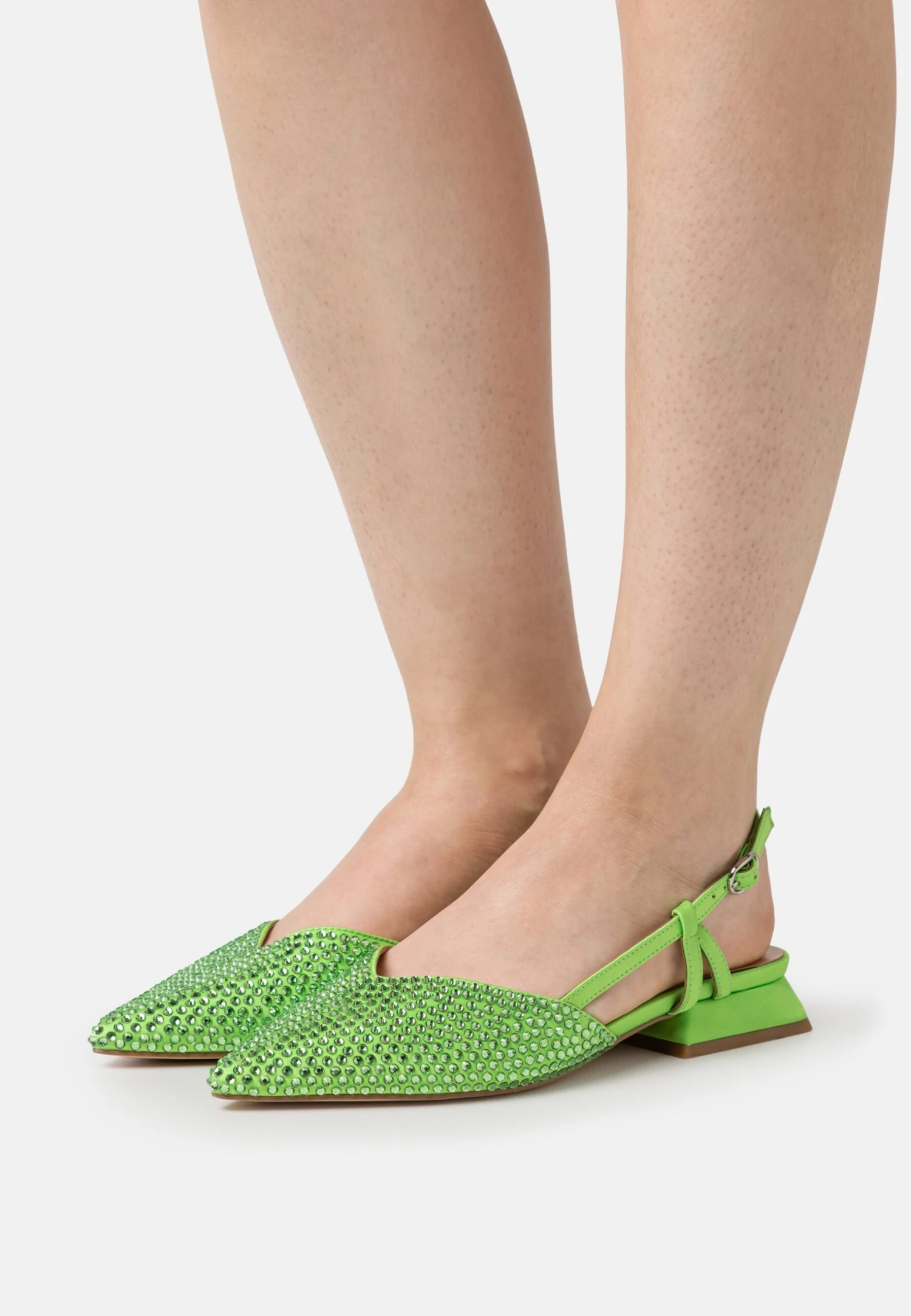 Alma En Pena Slingback Ballerina´S - Lime 1 Alma En Pena Slingback Ballerina´S - Lime