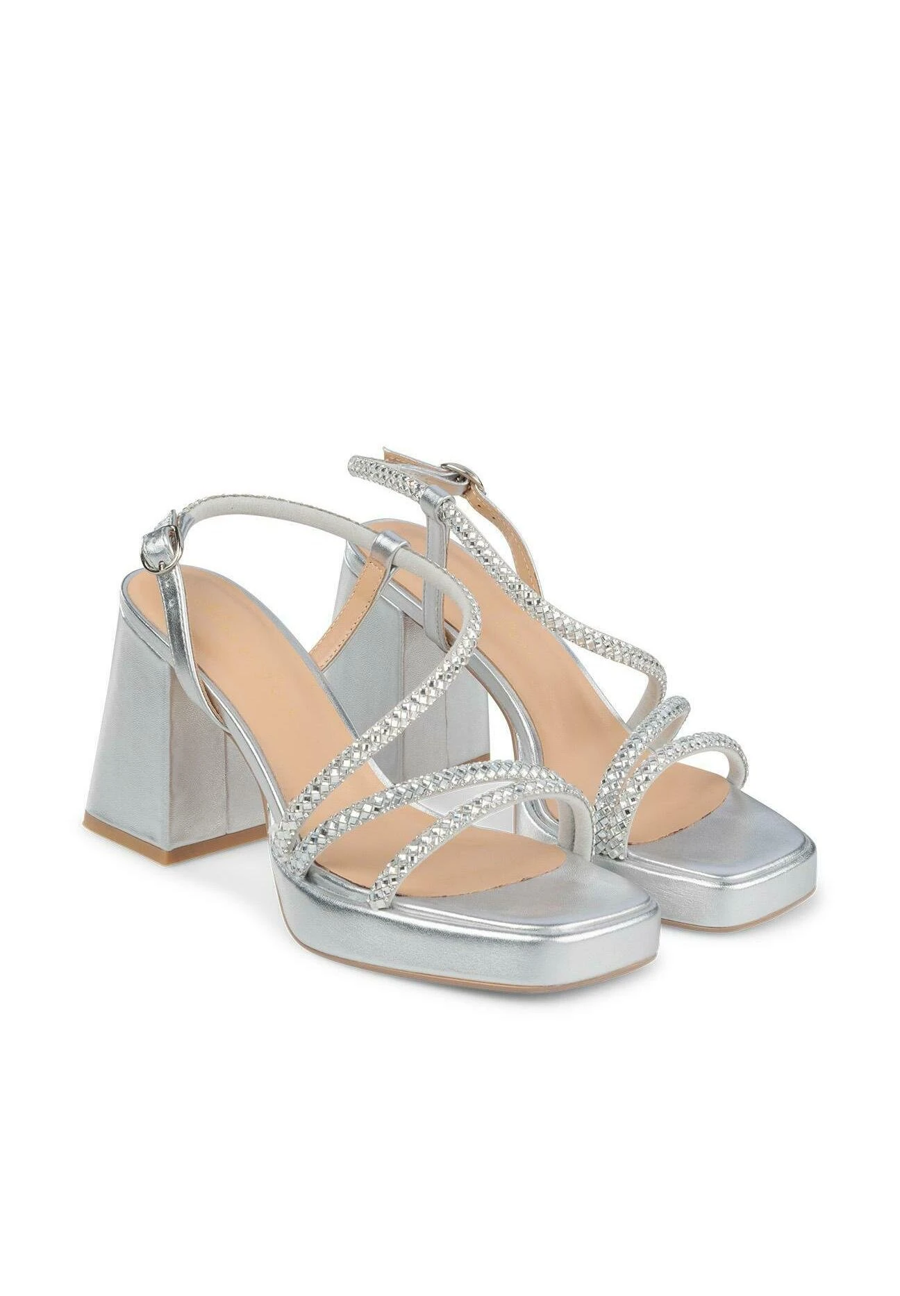 Alma En Pena Falken - Sandalen Met Plateauzool - Plata 2 Alma En Pena Falken - Sandalen Met Plateauzool - Plata - Afbeelding 2