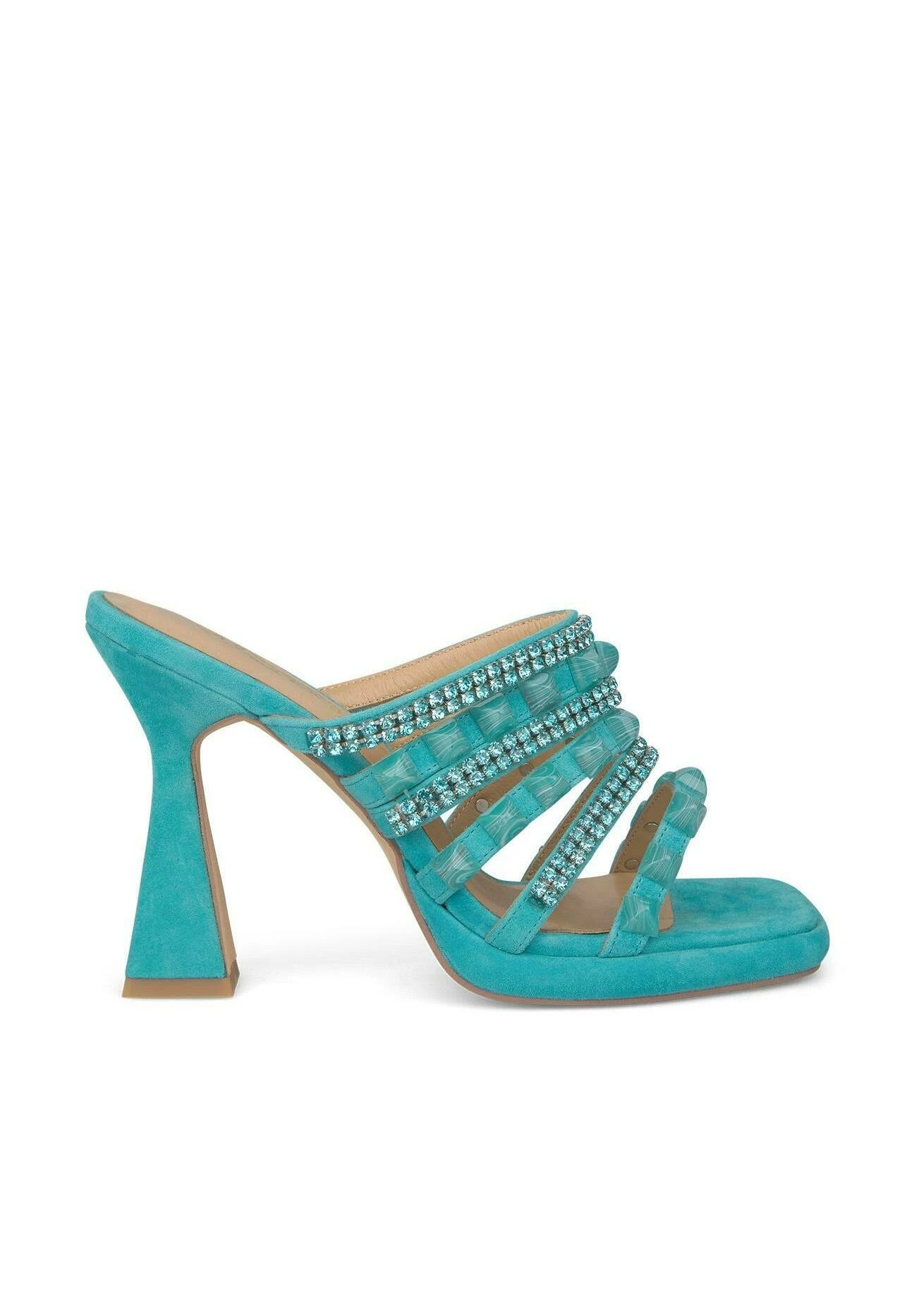 Alma En Pena Bocq - Muiltjes Met Hak - Azul 1 Alma En Pena Bocq - Muiltjes Met Hak - Azul