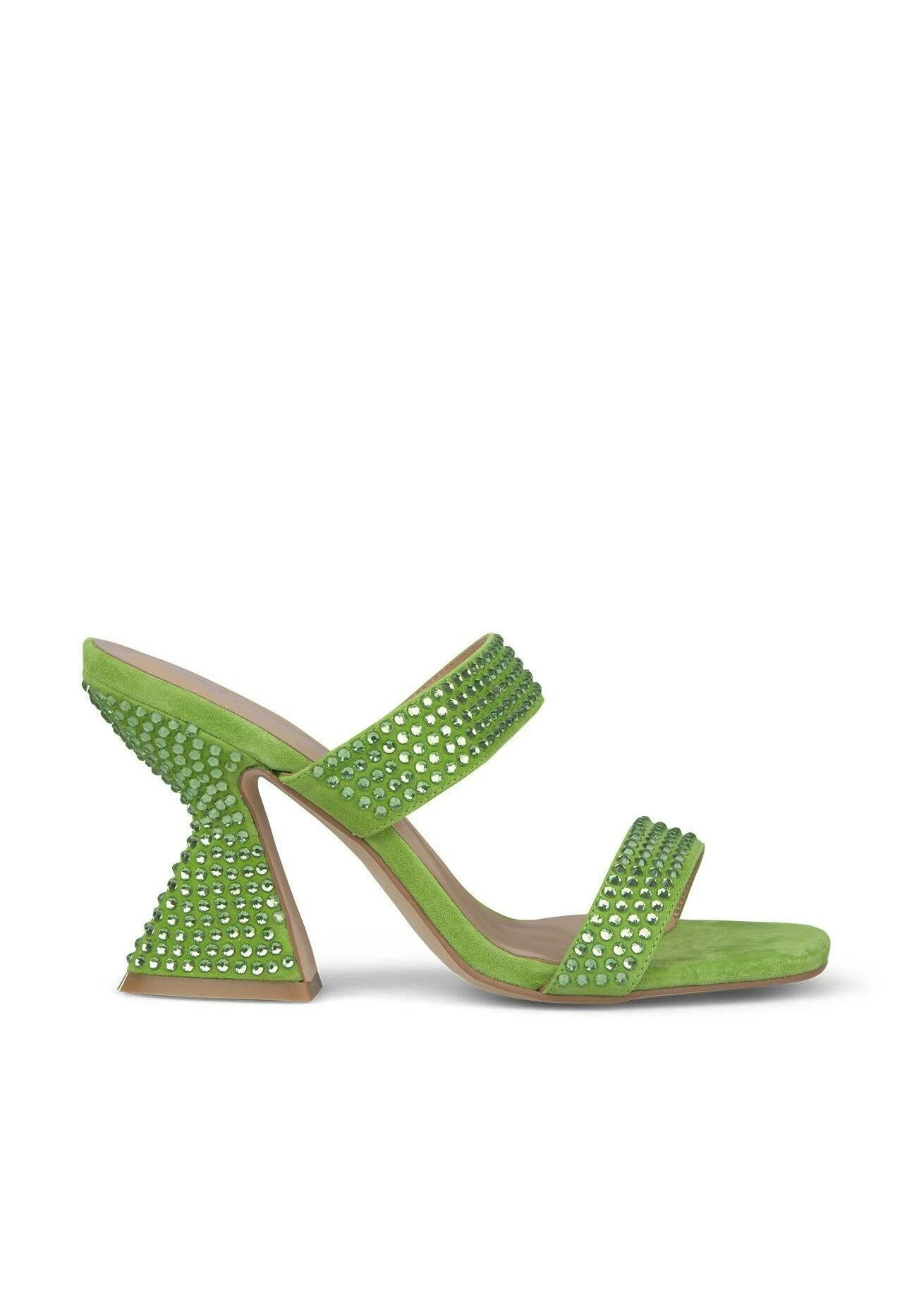 Alma En Pena Bosteels - Muiltjes Met Hak - Verde 1 Alma En Pena Bosteels - Muiltjes Met Hak - Verde