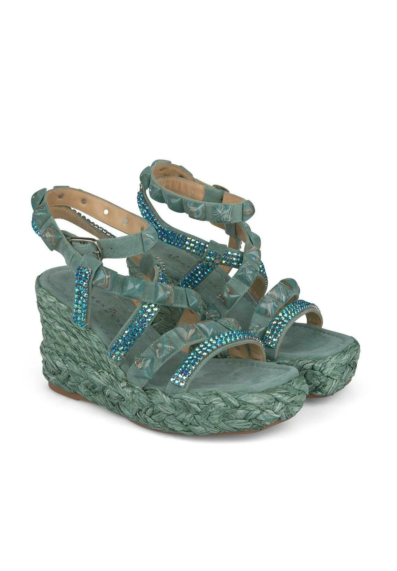 Alma En Pena Artieda - Sandalen Met Hoge Hak - Verde 2 Alma En Pena Artieda - Sandalen Met Hoge Hak - Verde - Afbeelding 2