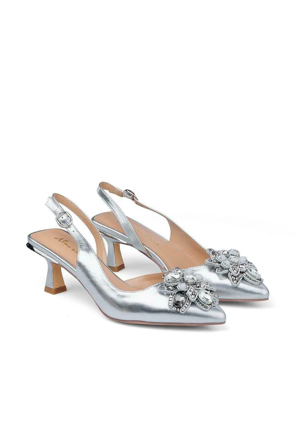 Alma En Pena Klassieke Pumps - Plata 2 Alma En Pena Klassieke Pumps - Plata - Afbeelding 2