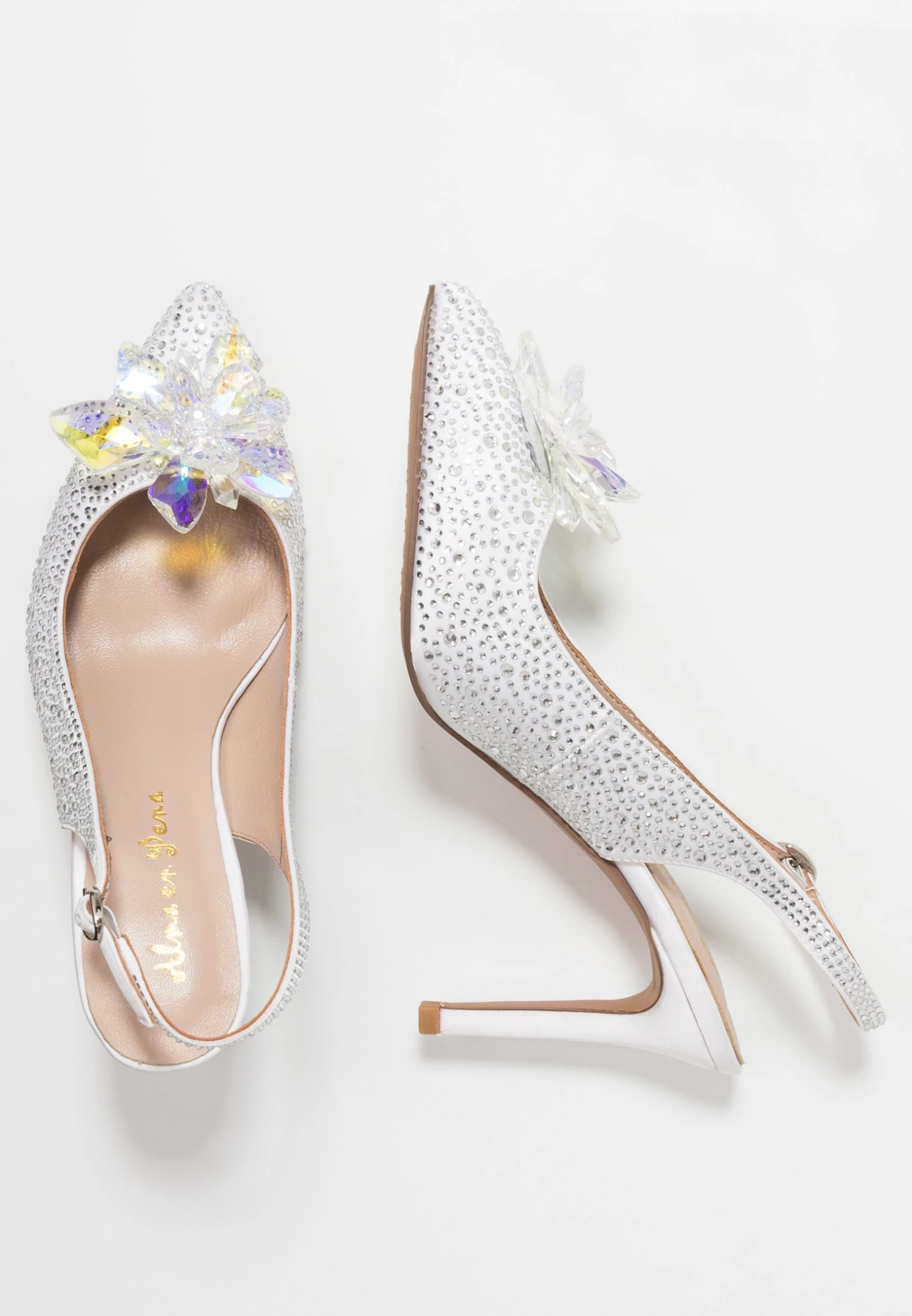 Alma En Pena Klassieke Pumps - White 4 Alma En Pena Klassieke Pumps - White - Afbeelding 4