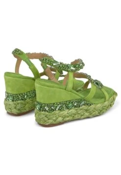 Alma En Pena Vera - Sandalen Met Sleehak - Verde -Alma En Pena Winkel 66971c40e1584a9ba57663096a0451af