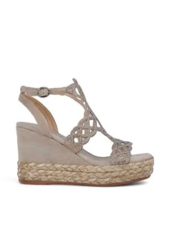 Alma En Pena Hernandez - Sandalen Met Sleehak - Gris