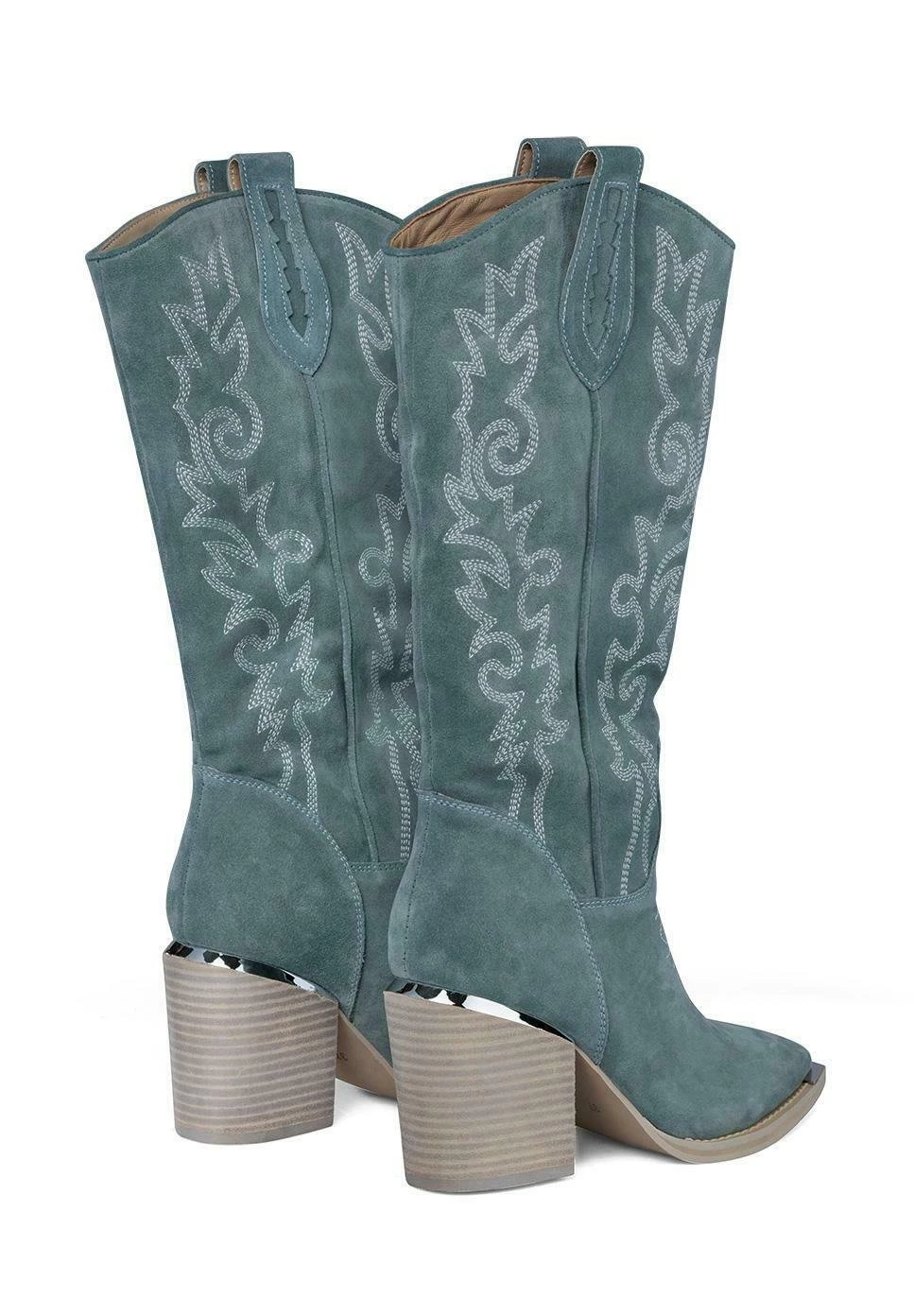 Alma En Pena Cynar - Cowboy-/Bikerlaarzen - Azul Jaspeado 3 Alma En Pena Cynar - Cowboy-/Bikerlaarzen - Azul Jaspeado - Afbeelding 3