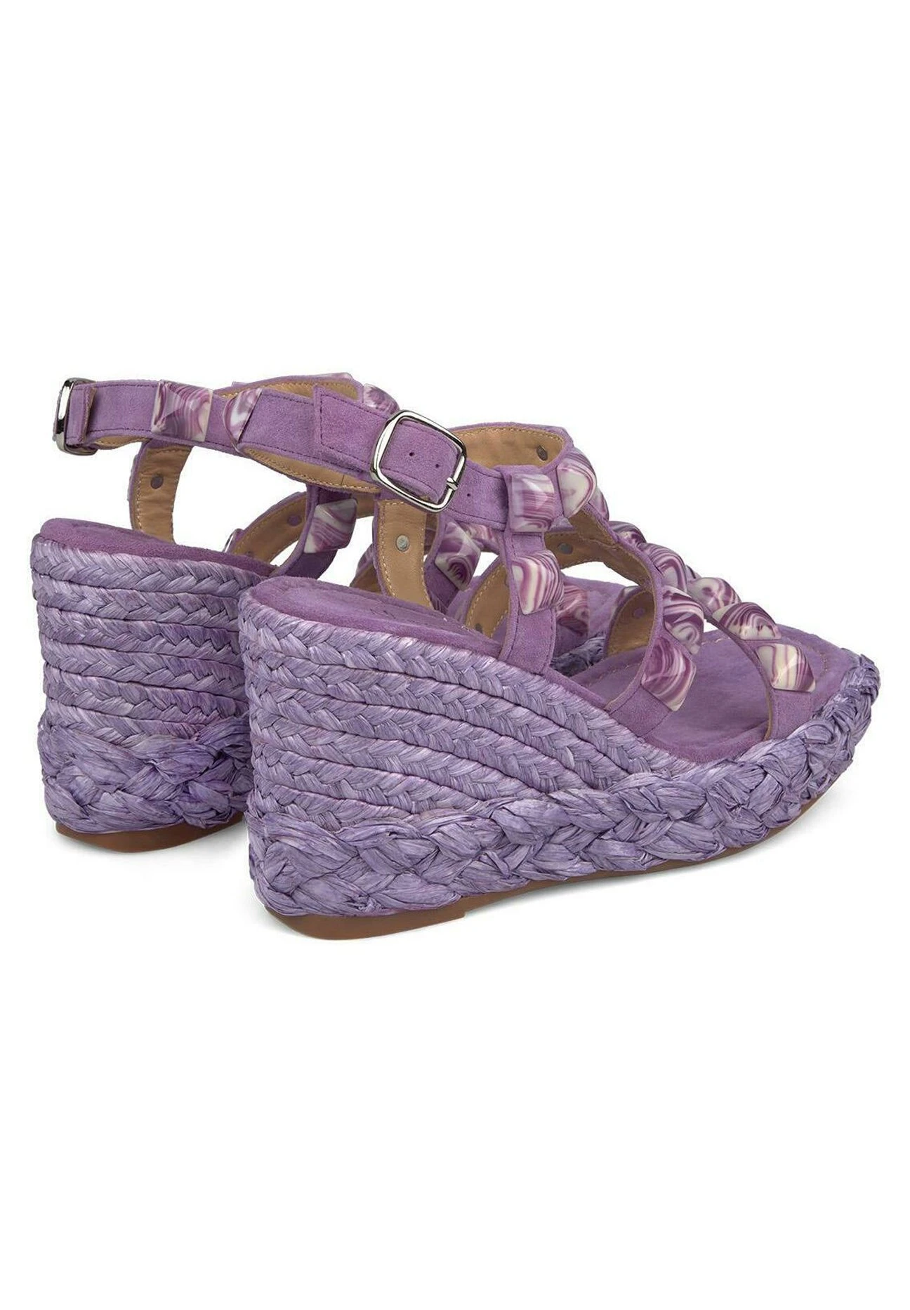Alma En Pena Bermudez - Sandalen Met Sleehak - Morado 3 Alma En Pena Bermudez - Sandalen Met Sleehak - Morado - Afbeelding 3