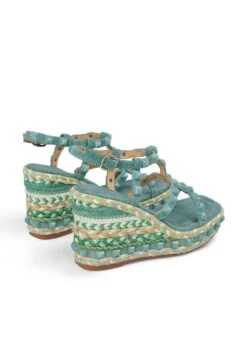 Alma En Pena Zavala - Sandalen Met Sleehak - Verde Claro 5 Alma En Pena Zavala - Sandalen Met Sleehak - Verde Claro -Alma En Pena Winkel 79262afcf426460c9989ca52d5a297e6