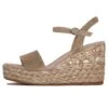 Alma En Pena Sandalen Met Sleehak - Beige
