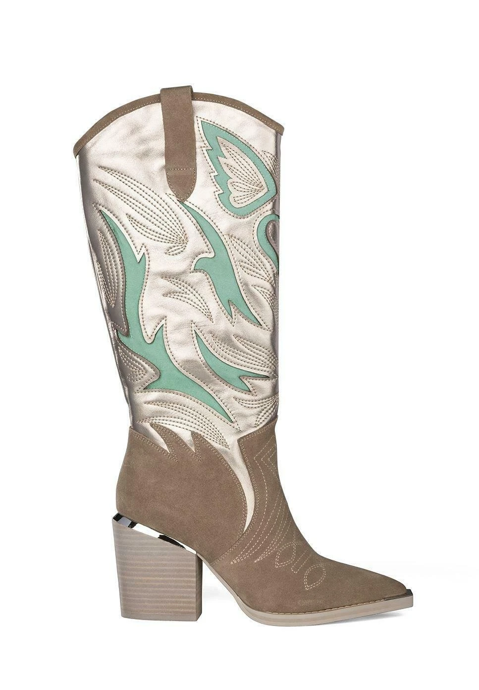 Alma En Pena Dubonnet - Cowboy-/Bikerlaarzen - Verde 1 Alma En Pena Dubonnet - Cowboy-/Bikerlaarzen - Verde