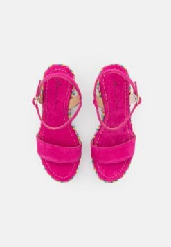 Alma En Pena Sandalen Met Plateauzool - Fuxia -Alma En Pena Winkel 913a73b397434562991e45ea9e760524