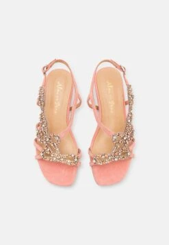 Alma En Pena Sandalen Met Sleehak - Salmon -Alma En Pena Winkel 9299d1c13137481aaffd1794a39b4bda