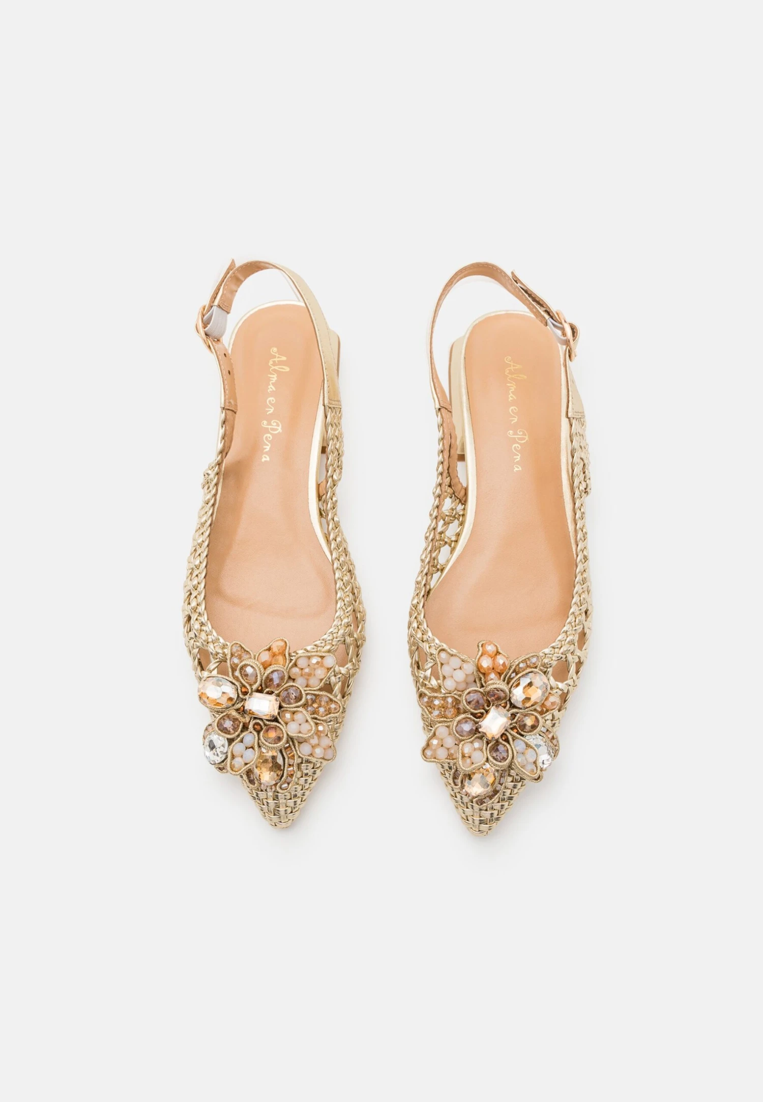 Alma En Pena Slingback Ballerina´S - Diva Gold 6 Alma En Pena Slingback Ballerina´S - Diva Gold - Afbeelding 6