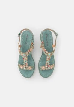 Alma En Pena Sandalen Met Plateauzool - Mint -Alma En Pena Winkel 9b45c0ac14e045229e659ca9a44579d4