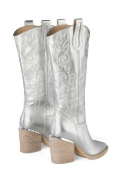 Alma En Pena Cynar - Cowboy-/Bikerlaarzen - Plata -Alma En Pena Winkel 9d2f68b91b714bdf93c723a44296365d