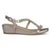 Alma En Pena Cara - Sandalen Met Sleehak - Bronce