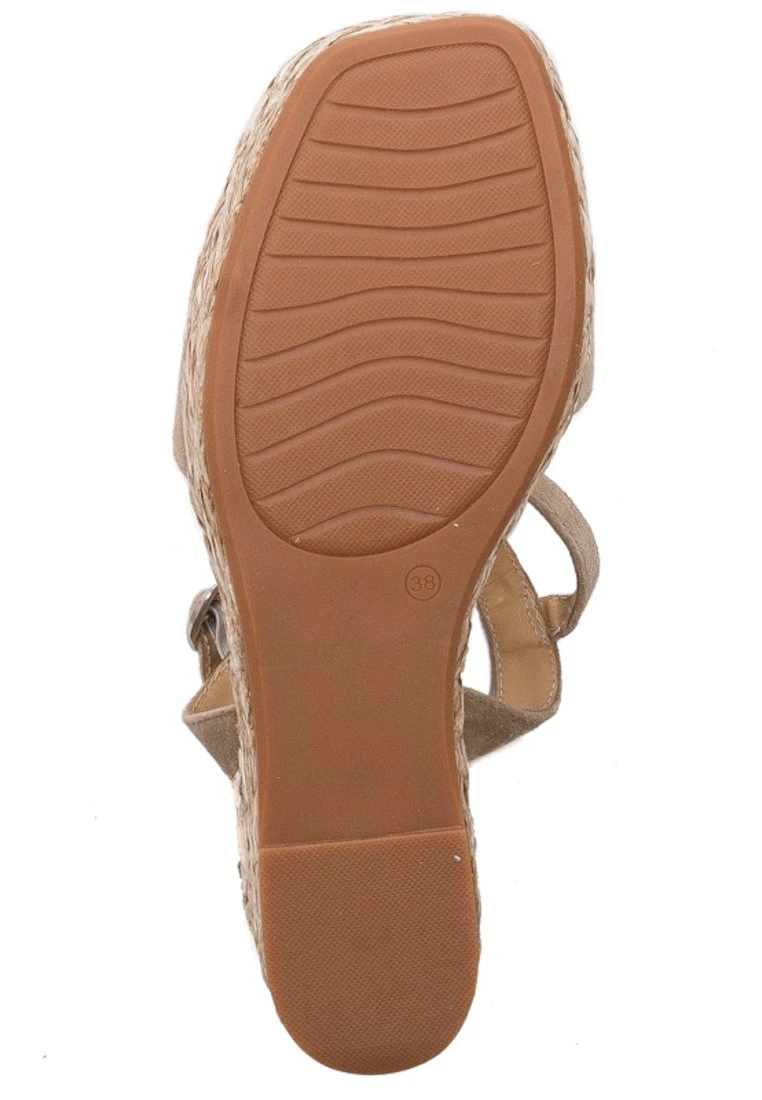 Alma En Pena Sandalen Met Sleehak - Beige 4 Alma En Pena Sandalen Met Sleehak - Beige - Afbeelding 4