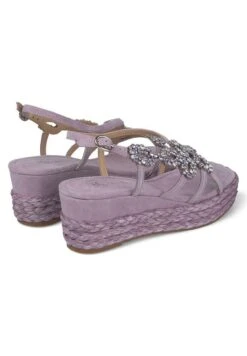 Alma En Pena Lary - Sandalen Met Sleehak - Morado -Alma En Pena Winkel ab659b912f734c27b3c36e195ad5ff12