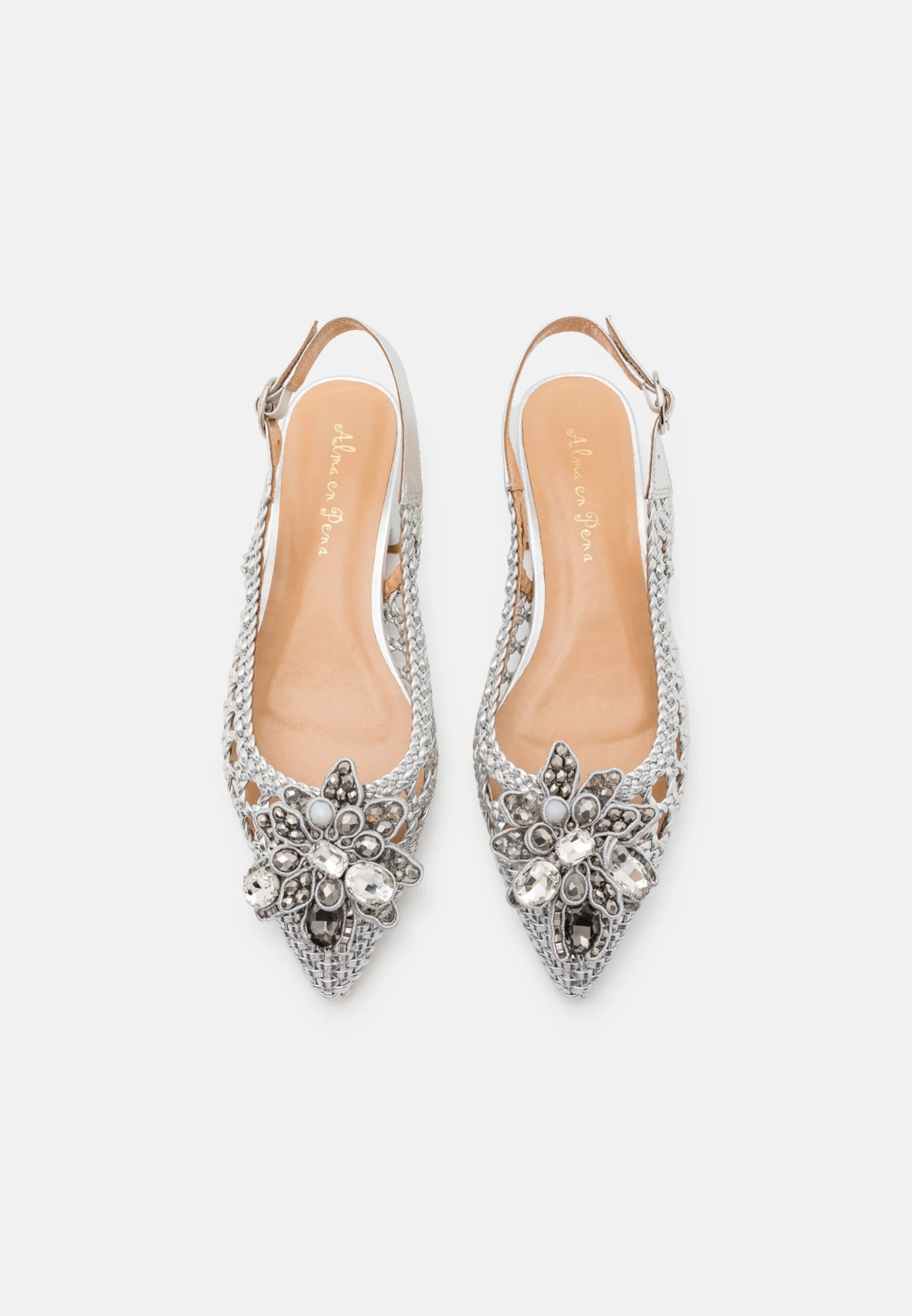 Alma En Pena Slingback Ballerina´S - Diva Silver 6 Alma En Pena Slingback Ballerina´S - Diva Silver - Afbeelding 6