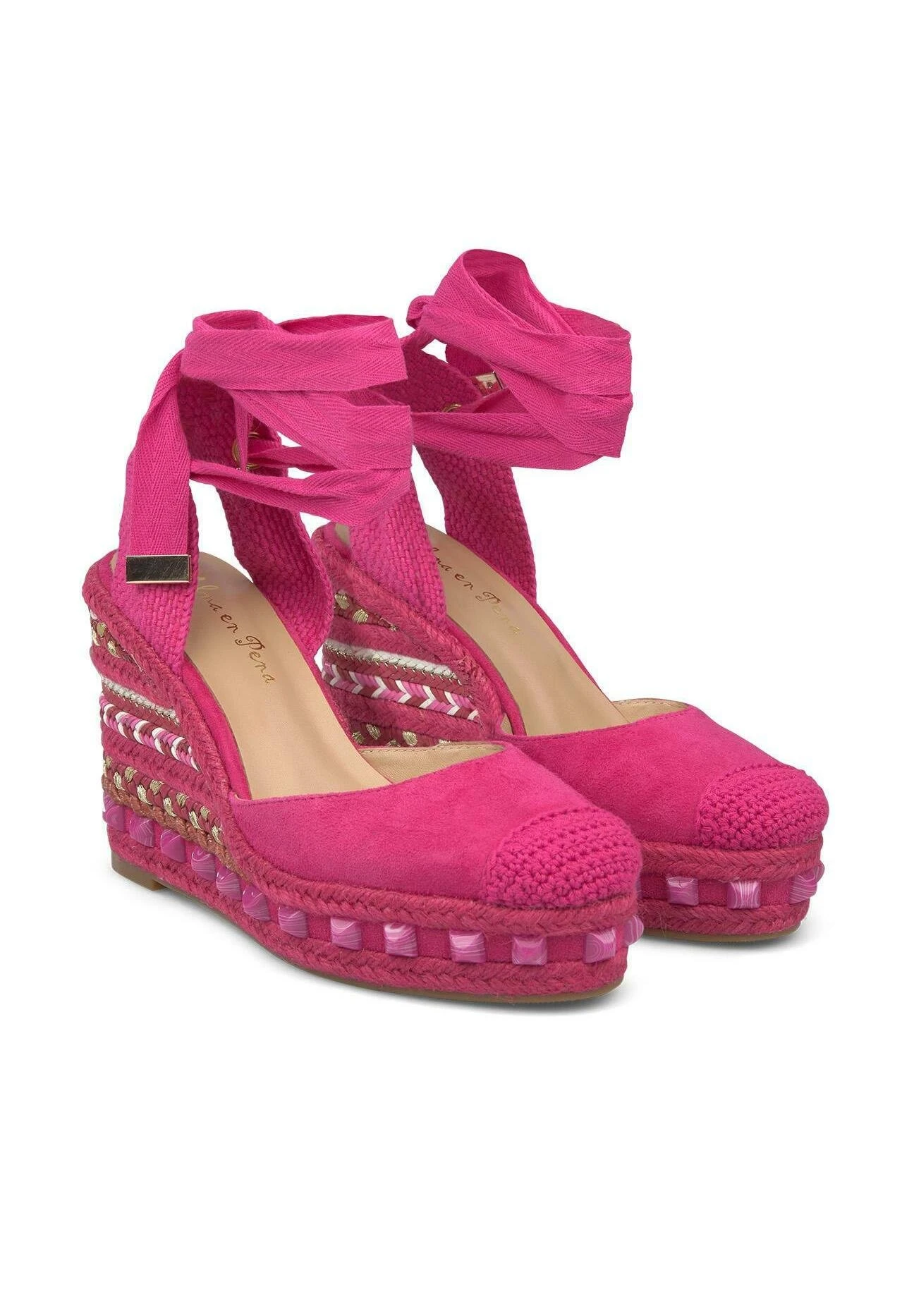 Alma En Pena Gomez - Veterpumps - Rosa 2 Alma En Pena Gomez - Veterpumps - Rosa - Afbeelding 2