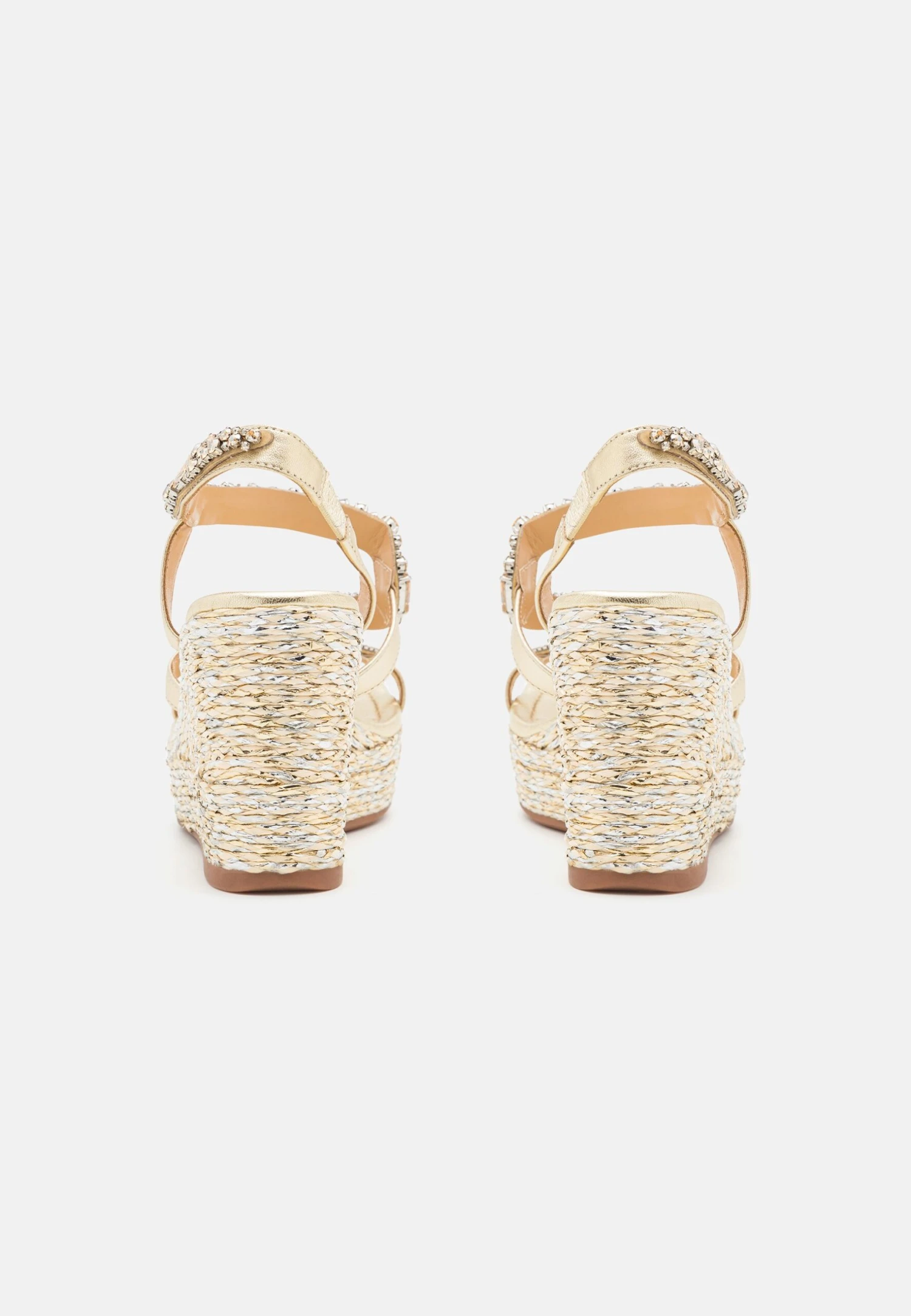 Alma En Pena Sandalen Met Plateauzool - Diva Gold 4 Alma En Pena Sandalen Met Plateauzool - Diva Gold - Afbeelding 4