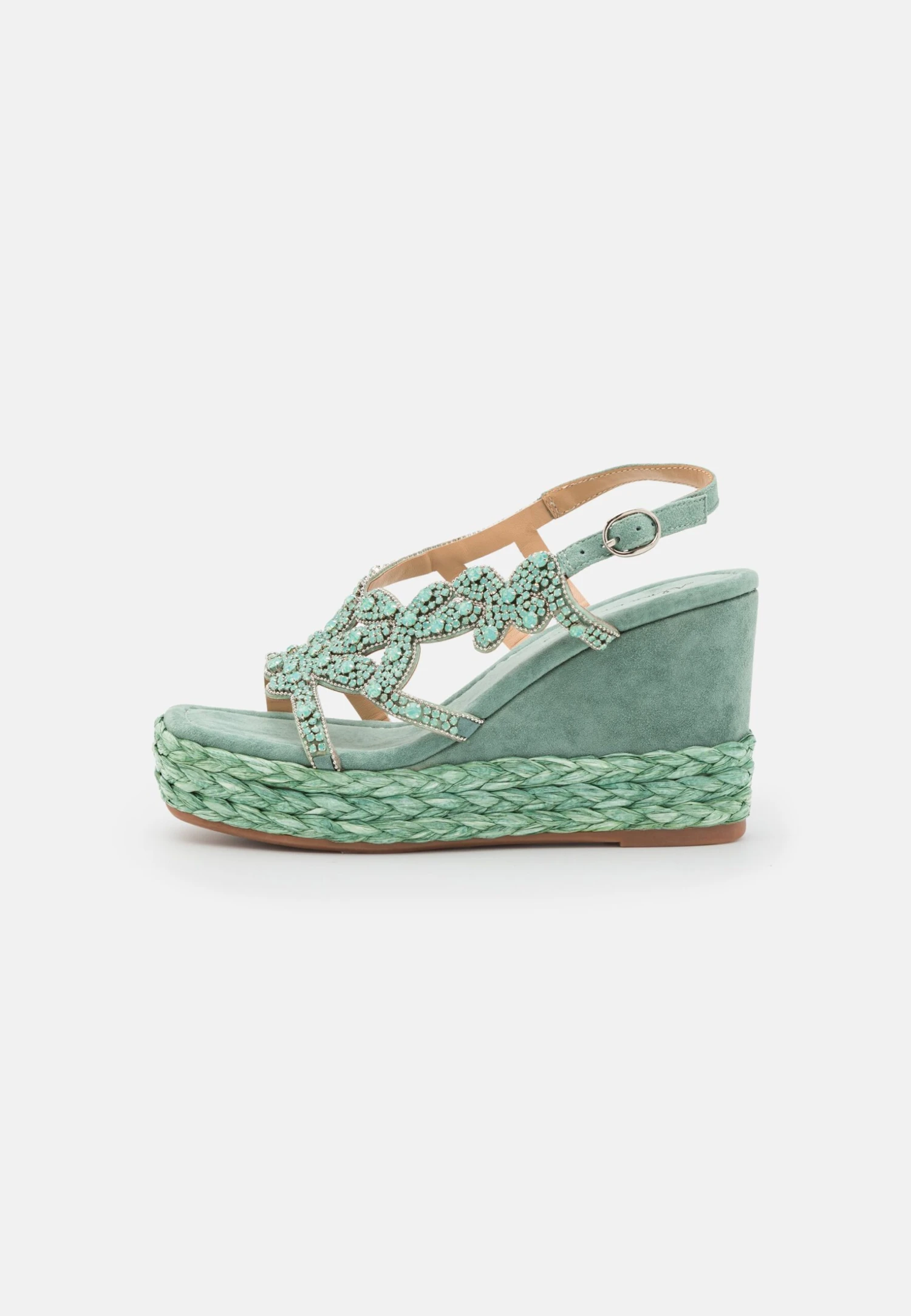 Alma En Pena Sandalen Met Plateauzool - Jade 2 Alma En Pena Sandalen Met Plateauzool - Jade - Afbeelding 2
