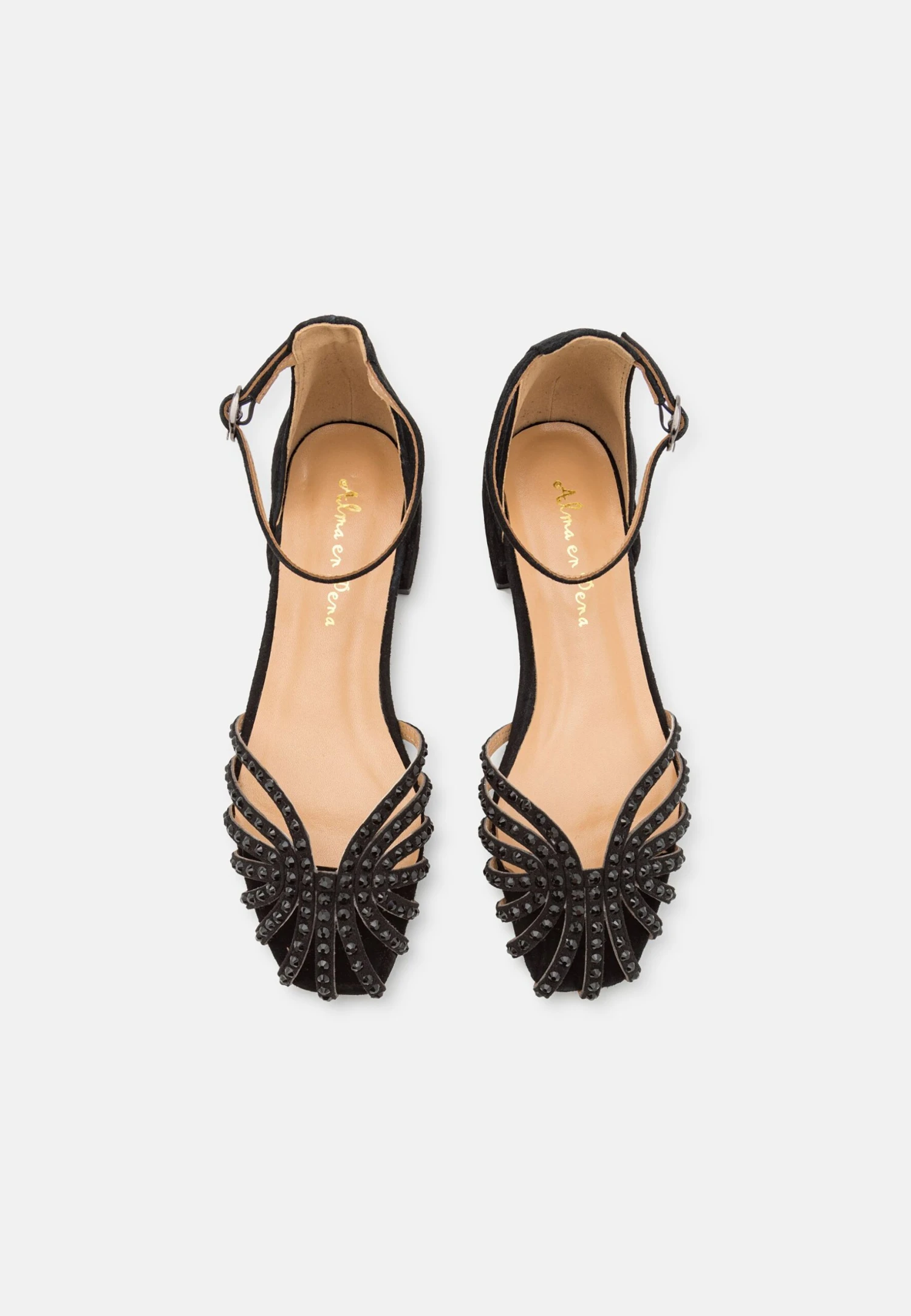 Alma En Pena Ballerina'S Met Enkelbandjes - Black 6 Alma En Pena Ballerina'S Met Enkelbandjes - Black - Afbeelding 6