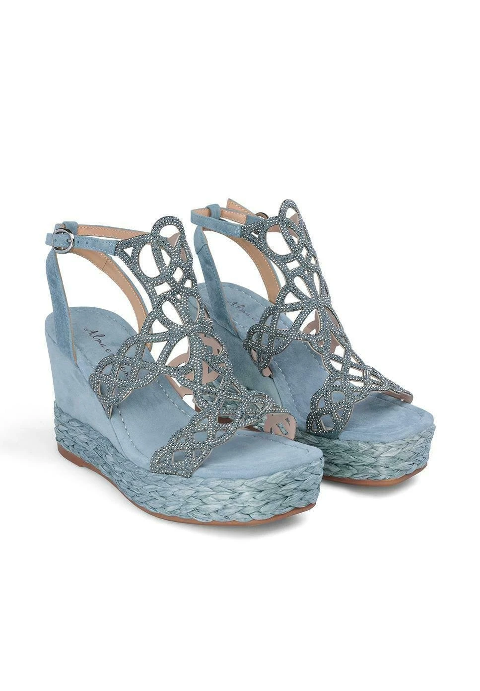 Alma En Pena Hernandez - Sandalen Met Sleehak - Azul 2 Alma En Pena Hernandez - Sandalen Met Sleehak - Azul - Afbeelding 2