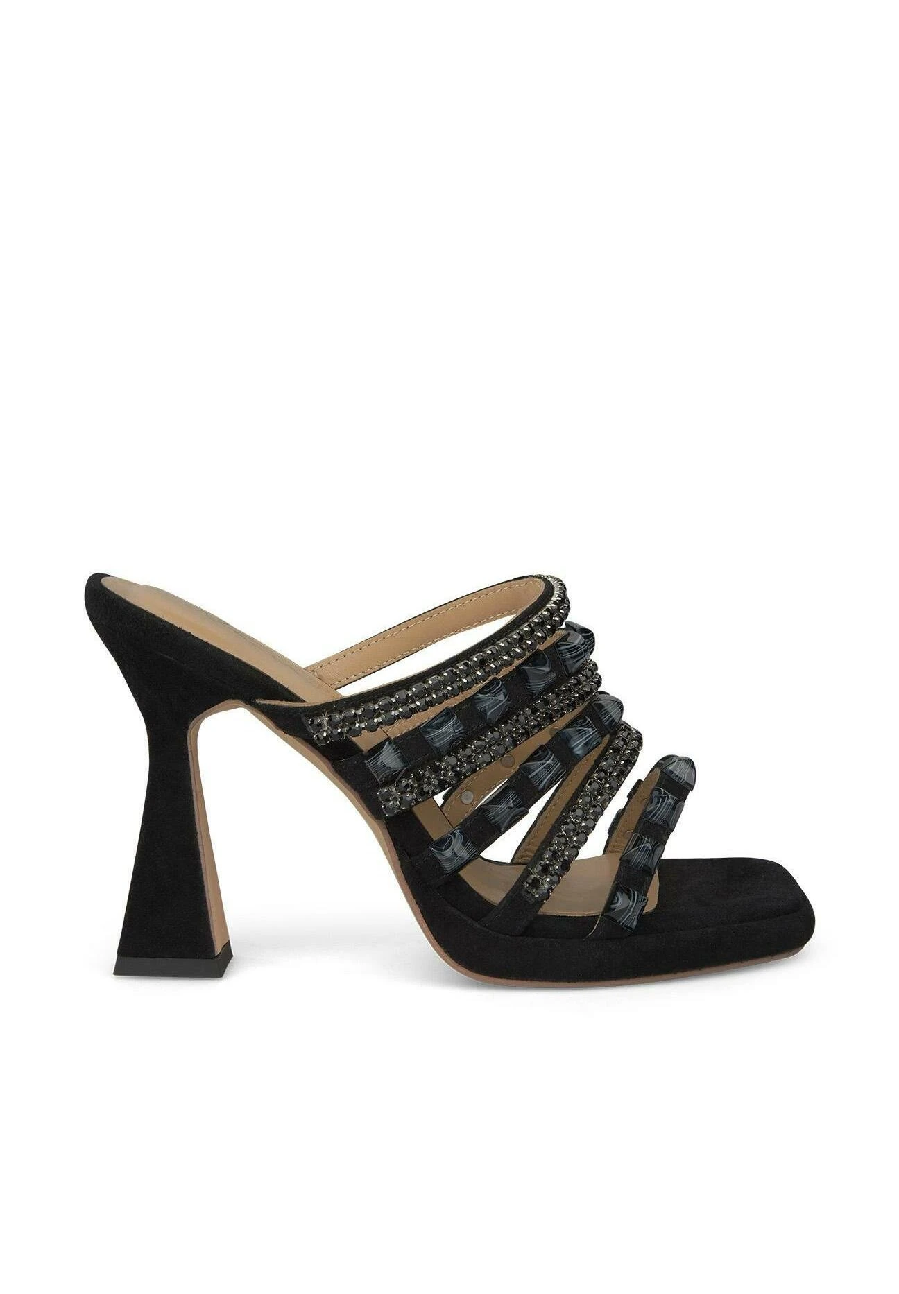 Alma En Pena Bocq - Muiltjes Met Hak - Black 1 Alma En Pena Bocq - Muiltjes Met Hak - Black