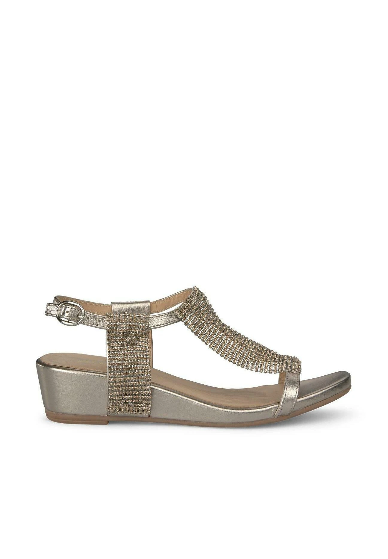 Alma En Pena Garfia - Sandalen Met Sleehak - Bronce 1 Alma En Pena Garfia - Sandalen Met Sleehak - Bronce