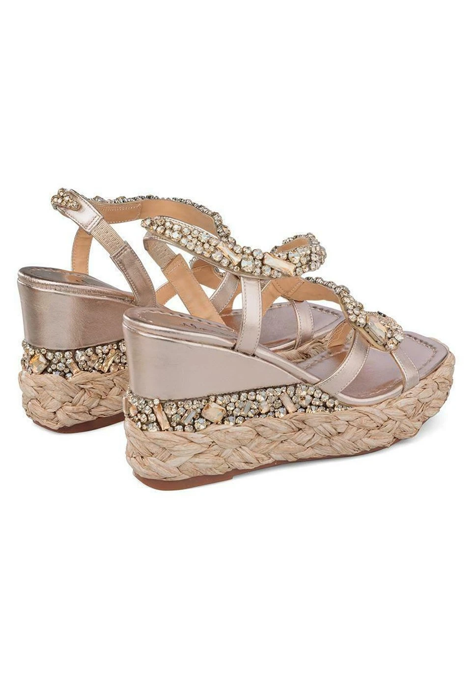 Alma En Pena Vera - Sandalen Met Sleehak - Bronce 3 Alma En Pena Vera - Sandalen Met Sleehak - Bronce - Afbeelding 3