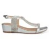 Alma En Pena Garfia - Sandalen Met Sleehak - Plata