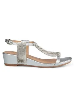 Alma En Pena Garfia - Sandalen Met Sleehak - Plata